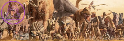 EUROGRAPHICS Panoramatické puzzle Dinosauři 1000 dílků