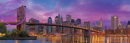 EUROGRAPHICS Panoramatické puzzle Brooklynský most, New York 1000 dílků