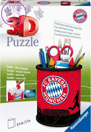 RAVENSBURGER 3D puzzle stojan: FC Bayern Mnichov 54 dílků