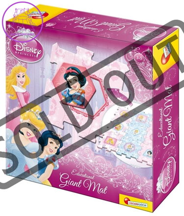 LISCIANI Puzzle Disney princezny GIANT MAT 12 dílků
