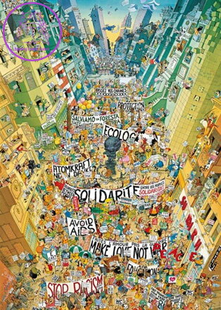 HEYE Puzzle Protest! 2000 dílků
