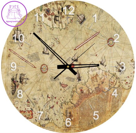 ART PUZZLE Puzzle hodiny Mapa kapitána Reise 570 dílků