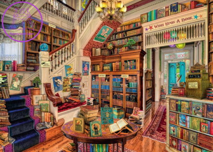 RAVENSBURGER Puzzle Fantastické knihkupectví 1000 dílků