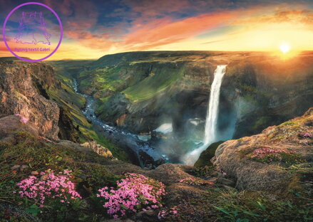 TREFL Puzzle Vodopád Háifoss, Island 2000 dílků
