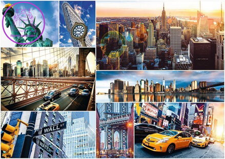 TREFL Puzzle New York 4000 dílků