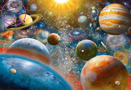 RAVENSBURGER Puzzle Vesmír 1000 dílků