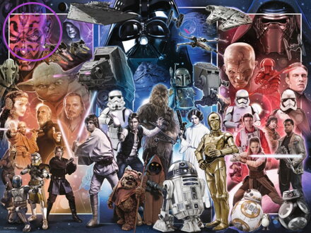 RAVENSBURGER Puzzle Svět Star Wars 1500 dílků