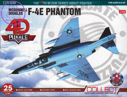 3D puzzle Vojenský letoun F-4E Phantom