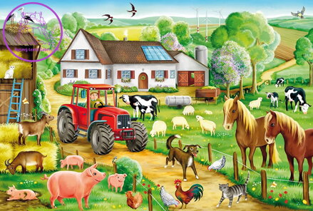 SCHMIDT Puzzle Na farmě 100 dílků