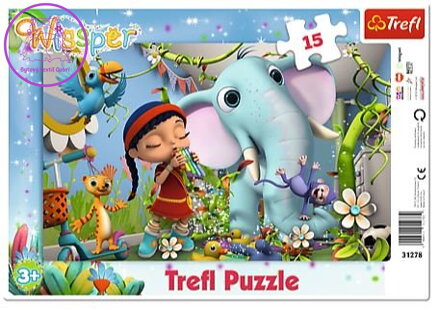 TREFL Puzzle Wissper: Melodie přátelství 15 dílků