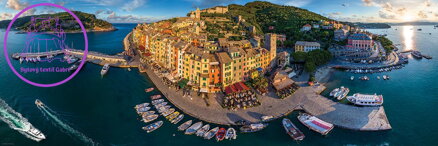 EUROGRAPHICS Panoramatické puzzle Porto Venere, Itálie 1000 dílků