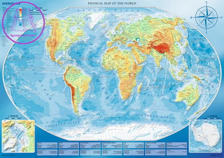 TREFL Puzzle Velká mapa světa 4000 dílků