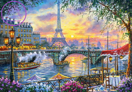 CASTORLAND Puzzle Čas na čaj v Paříži 500 dílků