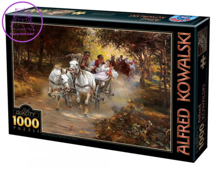 D-TOYS Puzzle Venkovská svatba 1000 dílků