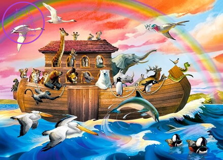 CASTORLAND Puzzle Noemova archa 60 dílků