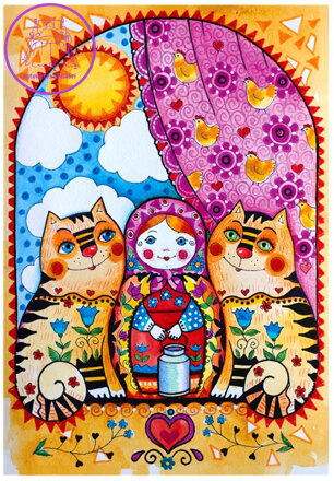 ANATOLIAN Puzzle Matryoshka 500 dílků