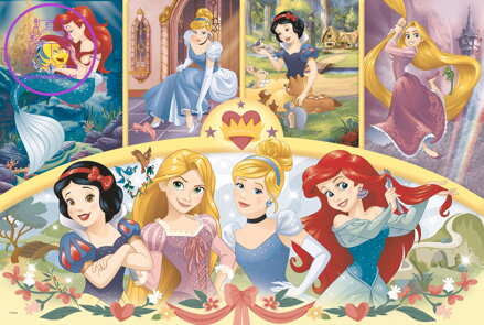 TREFL Puzzle Disney princezny MAXI 24 dílků