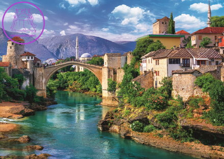 TREFL Puzzle Starý most v Mostaru 500 dílků