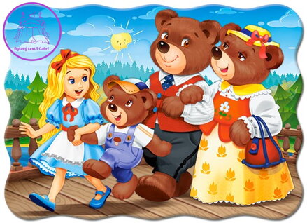CASTORLAND Puzzle Mášenka a tři medvědi 30 dílků