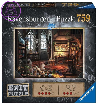 RAVENSBURGER Únikové EXIT puzzle Dračí laboratoř 759 dílků