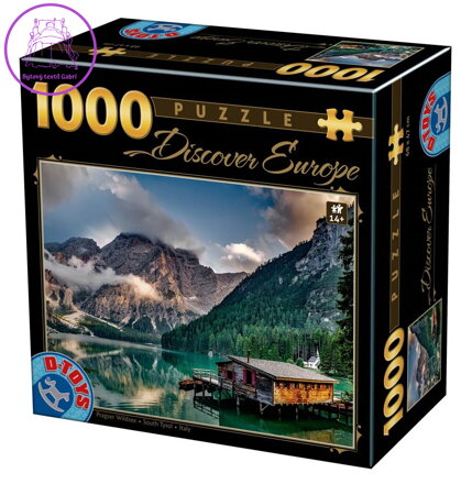 D-TOYS Puzzle Jezero Braies, Jižní Tyrolsko 1000 dílků