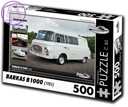 RETRO-AUTA Puzzle č. 82 Barkas B 1000 (1985) 500 dílků
