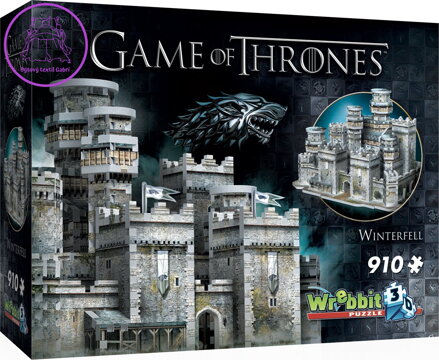WREBBIT 3D puzzle Hra o trůny: Winterfell 910 dílků