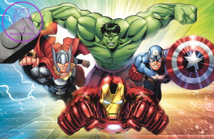 TREFL Puzzle Avengers: Silná čtyřka 54 dílků