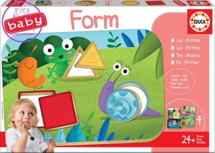 EDUCA Baby vkládačka Barevné tvary