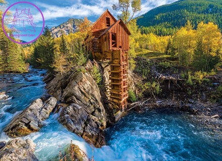 EUROGRAPHICS Puzzle Crystal Mill, Colorado 1000 dílků