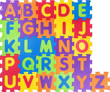 PLASTICA Pěnové puzzle Abeceda (28,5x28,5)