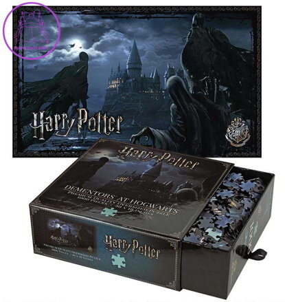 NOBLE PARTNERS Puzzle Harry Potter: Mozkomorové v Bradavicích 1000 dílků