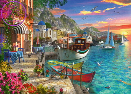 RAVENSBURGER Puzzle Grandiózní Řecko 1000 dílků
