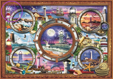 TREFL Puzzle Majáky 1000 dílků