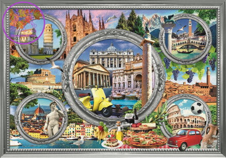 TREFL Puzzle Dovolená v Itálii 1000 dílků