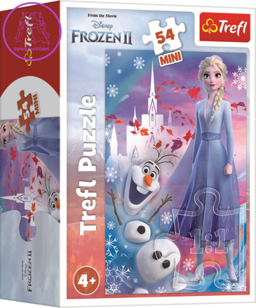TREFL Puzzle Ledové království II: Elsa a Olaf 54 dílků