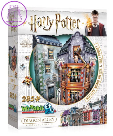 WREBBIT 3D puzzle Harry Potter: Kratochvílné a kouzelnické kejkle a Denní věštec 285 dílků