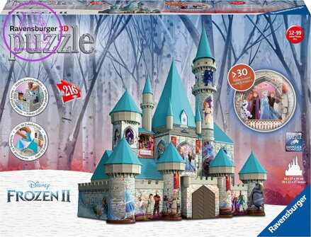 RAVENSBURGER 3D puzzle Elsin ledový palác 216 dílků