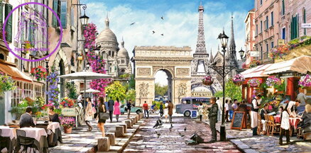 CASTORLAND Puzzle Ulice v Paříže 4000 dílků