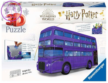 RAVENSBURGER 3D puzzle Harry Potter: Záchranný autobus 216 dílků