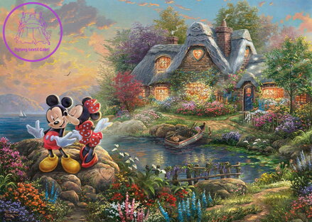 SCHMIDT Puzzle Miláčci Mickey a Minnie 1000 dílků