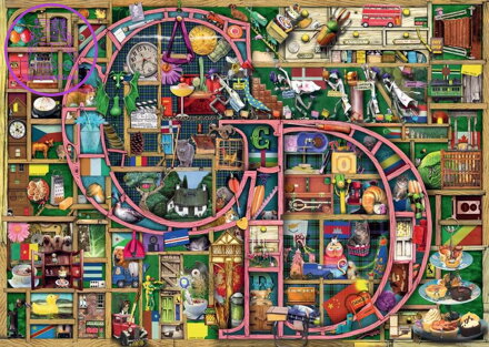 RAVENSBURGER Puzzle Úžasná abeceda - písmeno C a D 1000 dílků