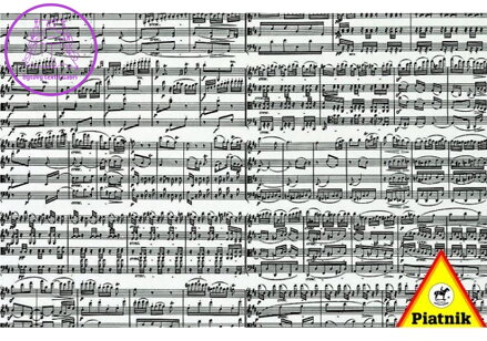 PIATNIK Puzzle Noty 1000 dílků