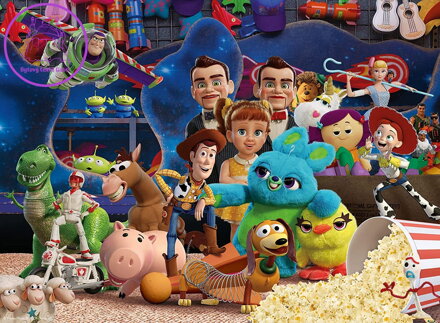 RAVENSBURGER Puzzle Toy Story 4: Záchrana XXL 100 dílků