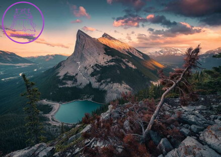 RAVENSBURGER Puzzle Drsné Skalnaté hory 1000 dílků