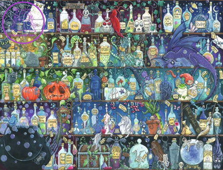 RAVENSBURGER Puzzle Jedy a lektvary 2000 dílků