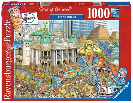 RAVENSBURGER Puzzle Města světa: Rio de Janeiro 1000 dílků