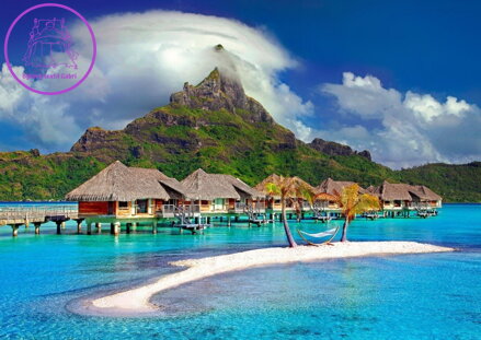 BLUEBIRD Puzzle Bora Bora, Tahiti 500 dílků