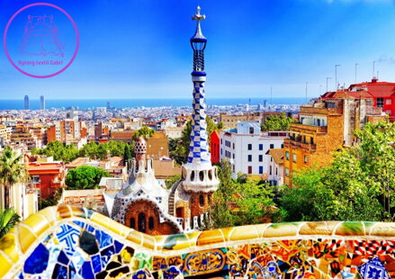 BLUEBIRD Puzzle Park Güell, Barcelona 1000 dílků