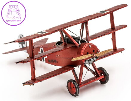 METAL EARTH 3D puzzle Trojplošník Fokker Dr. I